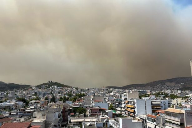 Εξωπραγματικό ρεκόρ ρύπανσης της ατμόσφαιρας στο Χαϊδάρι από τις φωτιές! 7