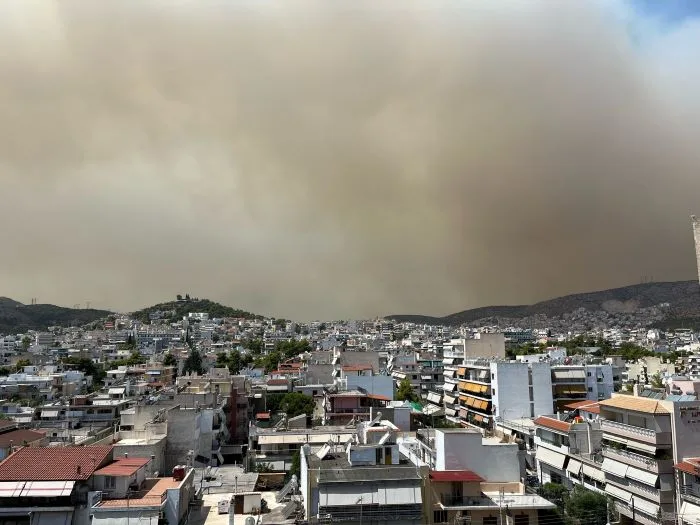 Πύρινα μέτωπα καίνε το Θριάσιο 8 Πύρινα μέτωπα καίνε το Θριάσιο 7