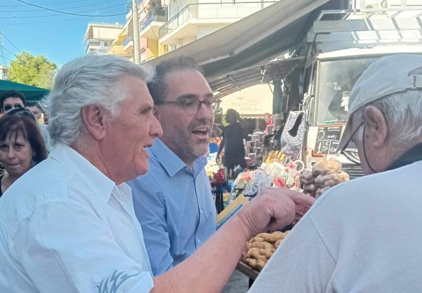 O Τάσος Λυμπέρης στηρίζει Άρη Πανόπουλο - Κοινή περιοδεία 1