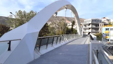 Πλήρως λειτουργική η πεζογέφυρα του Δάσους 47