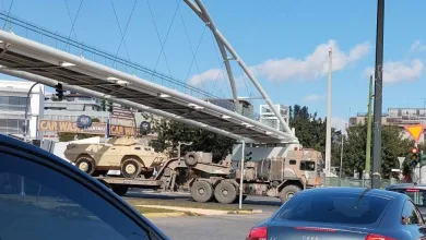 Τεράστιο κομβόι Guardian στη Λεωφόρο Αθηνών 16