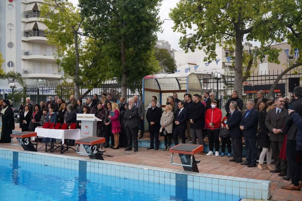 Ο διπλός Αγιασμός στο Χαϊδάρι και η κοπή Βασιλόπιτας του Δήμου - Φωτογραφίες 10 Ο διπλός Αγιασμός στο Χαϊδάρι και η κοπή Βασιλόπιτας του Δήμου - Φωτογραφίες 9