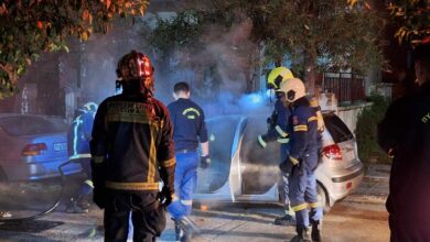 Σε εμπρησμό οφειλόταν η φωτιά σε ΙΧ στο κεντρικό Χαϊδάρι 3