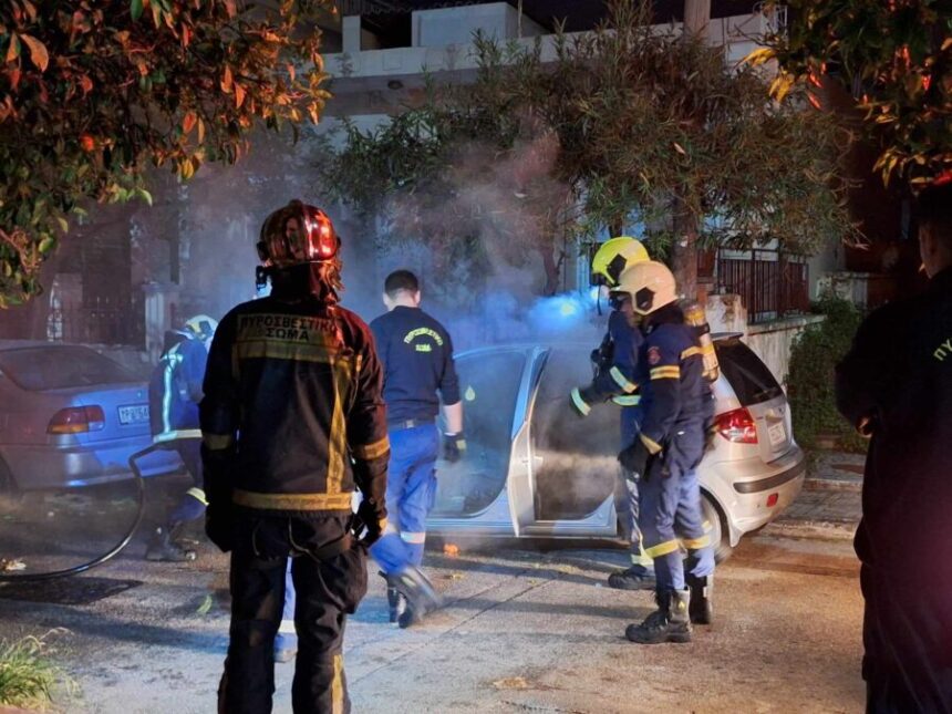 Σε εμπρησμό οφειλόταν η φωτιά σε ΙΧ στο κεντρικό Χαϊδάρι 1