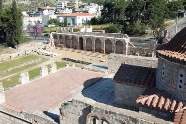 Η θαυμαστή αποκατάσταση του τείχους της Μονής Δαφνίου - Υπέροχο βίντεο 35
