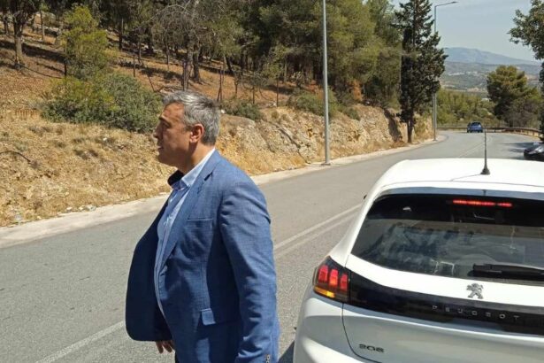 Επιθεώρηση στο έργο φωτισμού του Μικρού Σχιστού 15