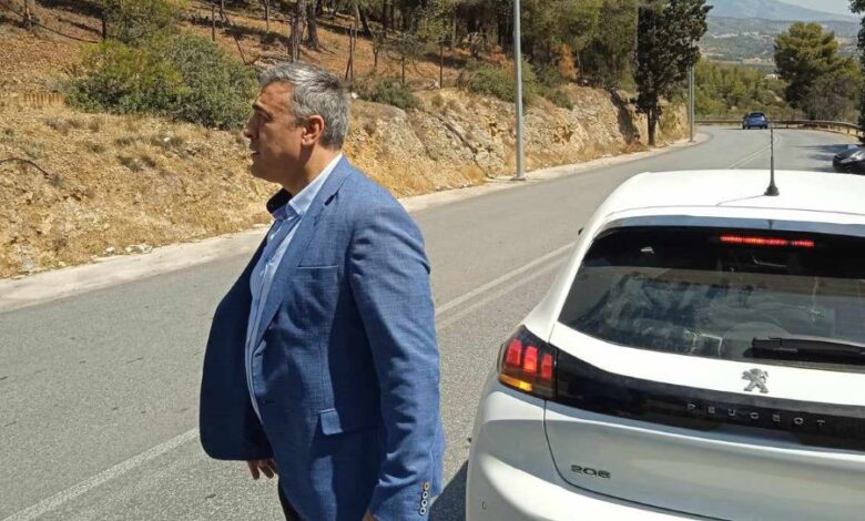 Επιθεώρηση στο έργο φωτισμού του Μικρού Σχιστού 2 Επιθεώρηση στο έργο φωτισμού του Μικρού Σχιστού 1