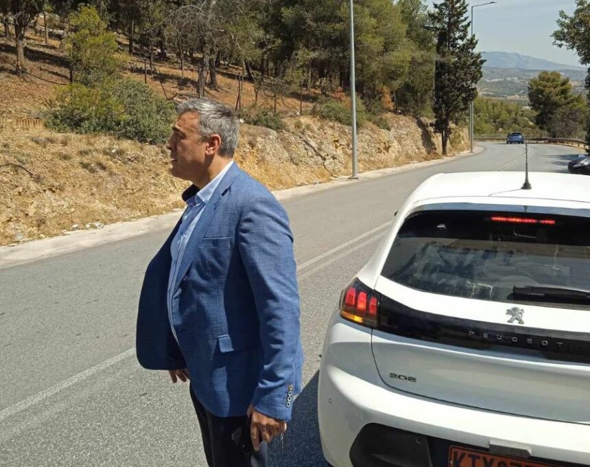 Επιθεώρηση στο έργο φωτισμού του Μικρού Σχιστού 1