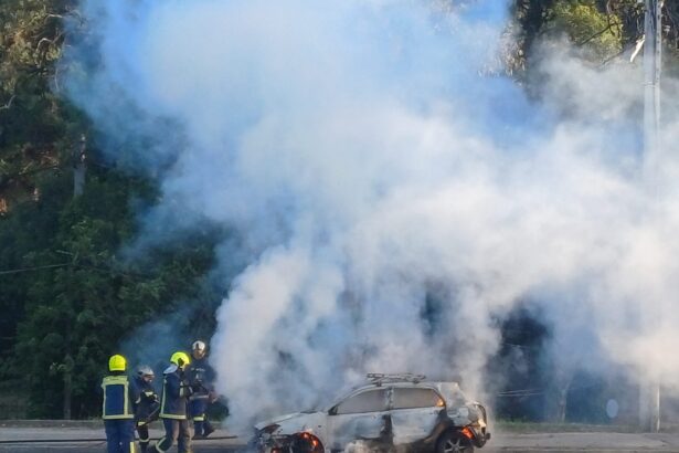 Τυλίχτηκε στις φλόγες ΙΧ στο Δαφνί 31