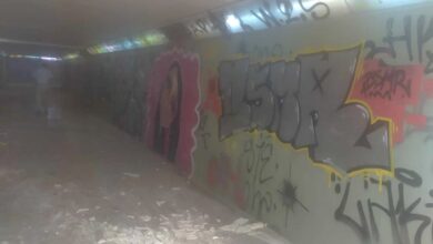 Ζημιά σε υπόγεια διάβαση της Λεωφόρου Αθηνών 21
