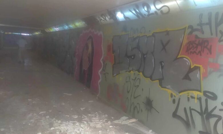 Ζημιά σε υπόγεια διάβαση της Λεωφόρου Αθηνών 2 Ζημιά σε υπόγεια διάβαση της Λεωφόρου Αθηνών 1