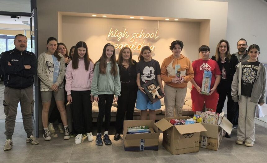 Οι μαθητές της Νέας Παιδείας κοντά στον συνάνθρωπο και το παιδί 1