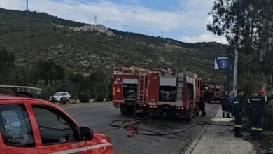 Αυτή την ώρα: Φωτιά στη Λεωφόρο Σχιστού - Βίντεο 7