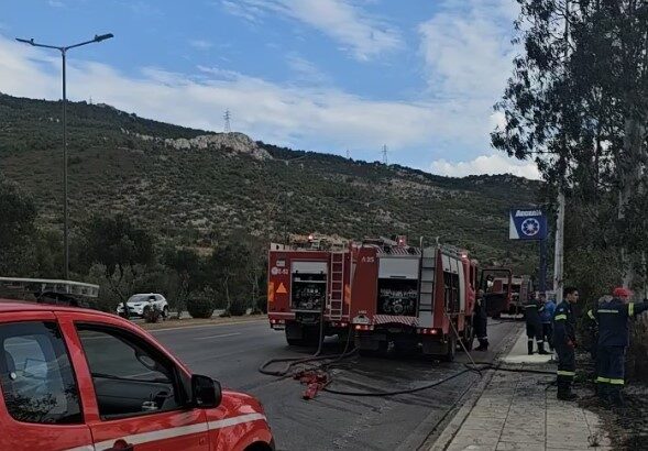 Αυτή την ώρα: Φωτιά στη Λεωφόρο Σχιστού - Βίντεο 55