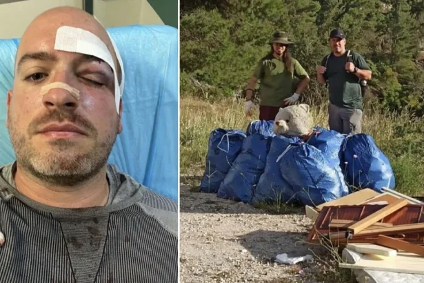 Στο Αττικόν εθελοντές που μαχαιρώθηκαν από άγνωστους ενώ καθάριζαν την Πάρνθηθα 31