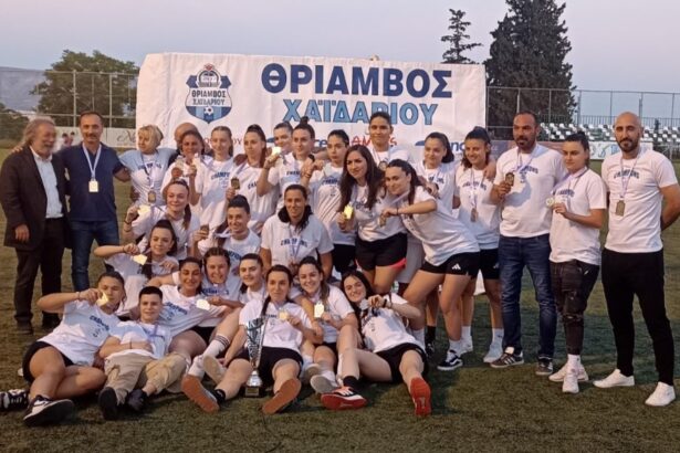 Η γυναικεία ομάδα του Θριάμβου Χαϊδαρίου στη Β΄ Εθνική! - Φιέστα για την πρωταθλήτρια 15