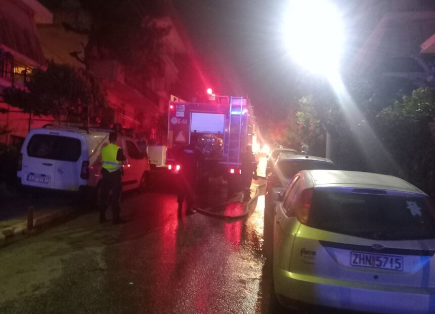 Μεγάλη κινητοποίηση της Πυροσβεστικής για πυρκαγιά σε σπίτι στο Χαϊδάρι 1