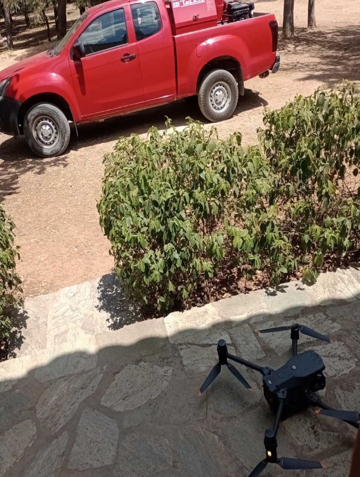 Εικόνες δράσης από το υπερσύγχρονο drone που εδρεύει στον Διομήδειο Κήπο 8