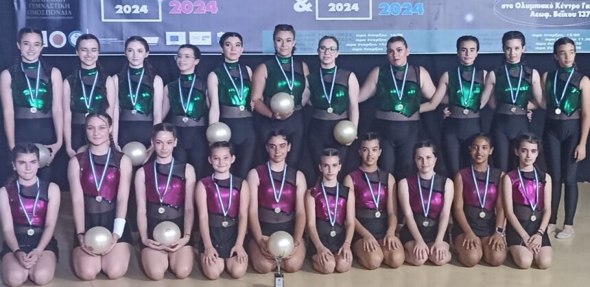 Κορίτσια των τμημάτων ρυθμικής γυμναστικής συμμετείχαν στο "Hellas Gym Festival 2024" 1