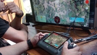Εικόνες δράσης από το υπερσύγχρονο drone που εδρεύει στον Διομήδειο Κήπο 7