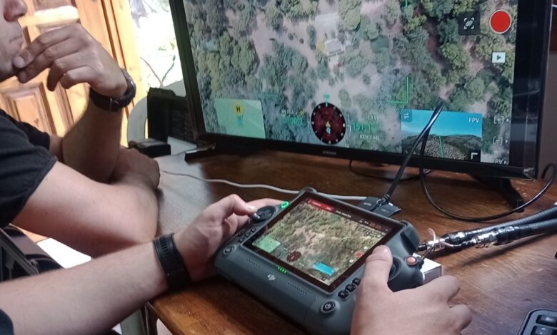Εικόνες δράσης από το υπερσύγχρονο drone που εδρεύει στον Διομήδειο Κήπο 2 Εικόνες δράσης από το υπερσύγχρονο drone που εδρεύει στον Διομήδειο Κήπο 1