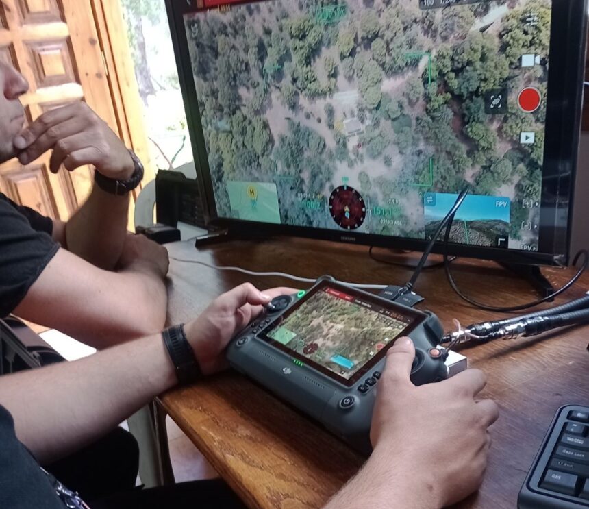 Εικόνες δράσης από το υπερσύγχρονο drone που εδρεύει στον Διομήδειο Κήπο 1