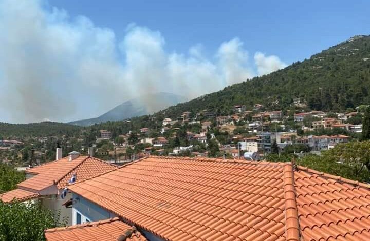 Πυρκαγιά στον Κιθαιρώνα, ανάμεσα Βίλια και Ερυθρές - Εκκενώθηκε κατασκήνωση 2 Πυρκαγιά στον Κιθαιρώνα, ανάμεσα Βίλια και Ερυθρές - Εκκενώθηκε κατασκήνωση 1