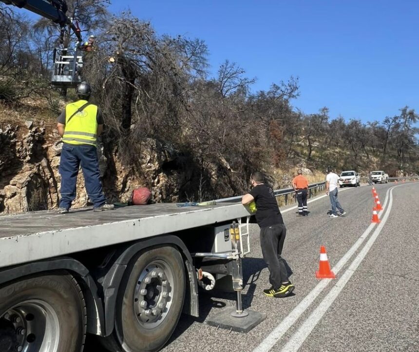 Παρέμβαση στην Παλαιά Εθνική Οδό Αθήνας Θήβας 2 Παρέμβαση στην Παλαιά Εθνική Οδό Αθήνας Θήβας 1