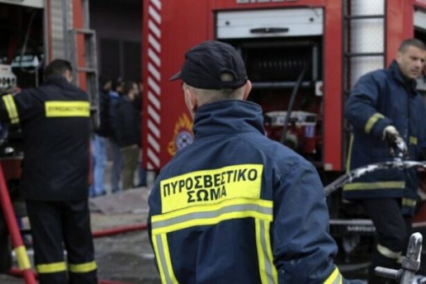 Φωτιά σε αποθήκη στο Αιγάλεω - Μήνυμα από το 112 για τον καπνό 11
