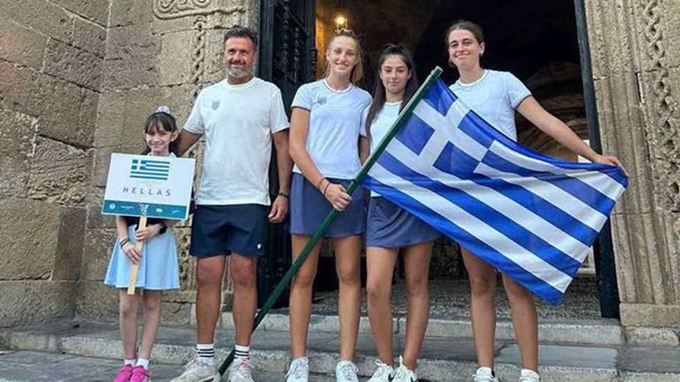 Η Βάλια Γορανίτη πήρε την 3η θέση με την Εθνική Ομάδα Τένις U16 4 Η Βάλια Γορανίτη πήρε την 3η θέση με την Εθνική Ομάδα Τένις U16 3