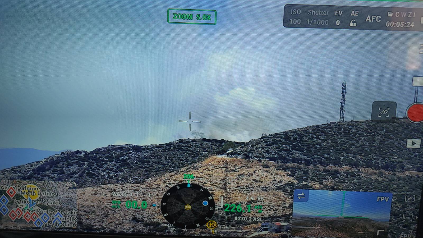 Μεγάλη φωτιά στο Όρος Αιγάλεω - Φωτό από το drone της Πολιτικής Προστασίας 4 Μεγάλη φωτιά στο Όρος Αιγάλεω - Φωτό από το drone της Πολιτικής Προστασίας 3