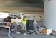 Επιχείρηση κατά παραβατικών και καθαρισμός σε γέφυρα του Κηφισού 31