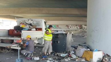 Επιχείρηση κατά παραβατικών και καθαρισμός σε γέφυρα του Κηφισού 11
