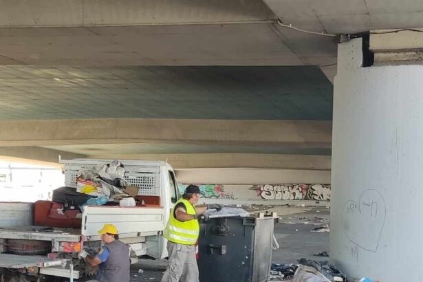 Επιχείρηση κατά παραβατικών και καθαρισμός σε γέφυρα του Κηφισού 11