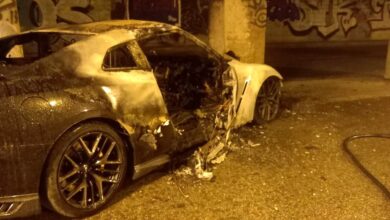 Χαϊδάρι: IX λαμπάδιασε αφού έπεσε σε κολόνα 67