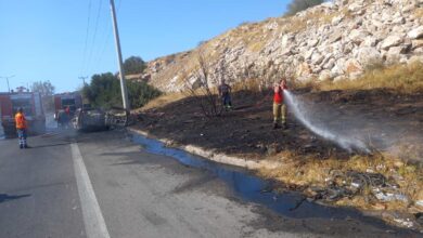 "Λαχτάρα" στη Λ. Σχιστού από φλεγόμενο αυτοκίνητο 62