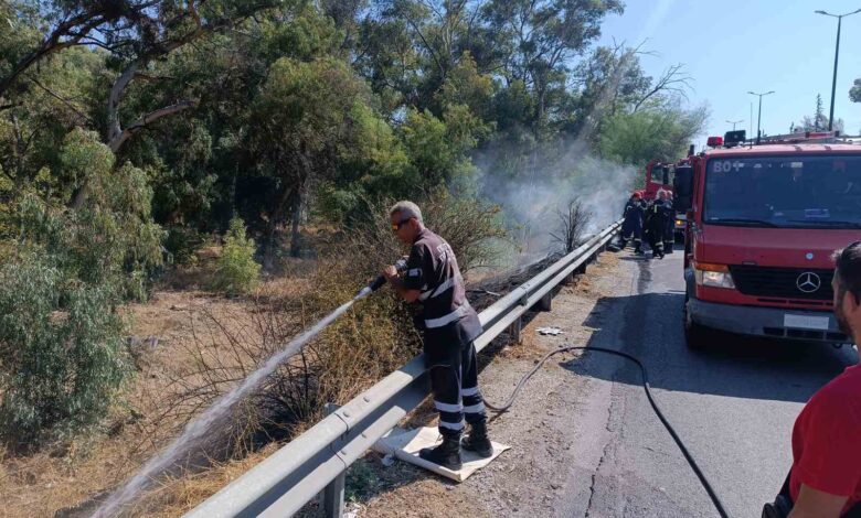 Φωτιά στη Λεωφόρο Αθηνών δίπλα στο δάσος, κινητοποιήθηκαν επίγεια και εναέρια μέσα 2 Φωτιά στη Λεωφόρο Αθηνών δίπλα στο δάσος, κινητοποιήθηκαν επίγεια και εναέρια μέσα 1