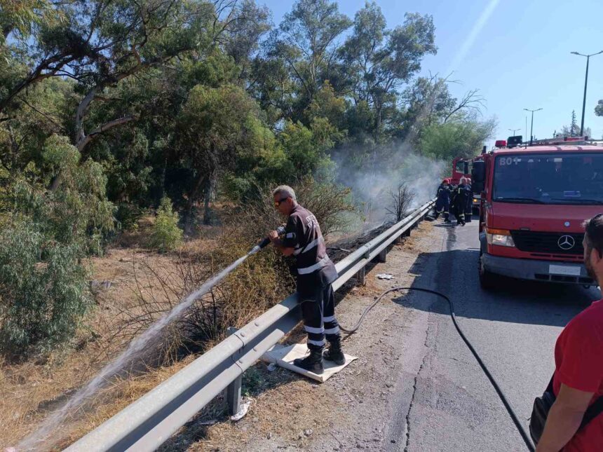 Φωτιά στη Λεωφόρο Αθηνών δίπλα στο δάσος, κινητοποιήθηκαν επίγεια και εναέρια μέσα 2 Φωτιά στη Λεωφόρο Αθηνών δίπλα στο δάσος, κινητοποιήθηκαν επίγεια και εναέρια μέσα 1