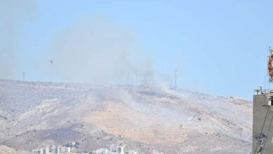 Μεγάλη φωτιά στο Όρος Αιγάλεω - Φωτό από το drone της Πολιτικής Προστασίας 23