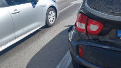 Δύο στο νοσοκομείο μετά την καραμπόλα στη Λεωφόρο Αθηνών 13