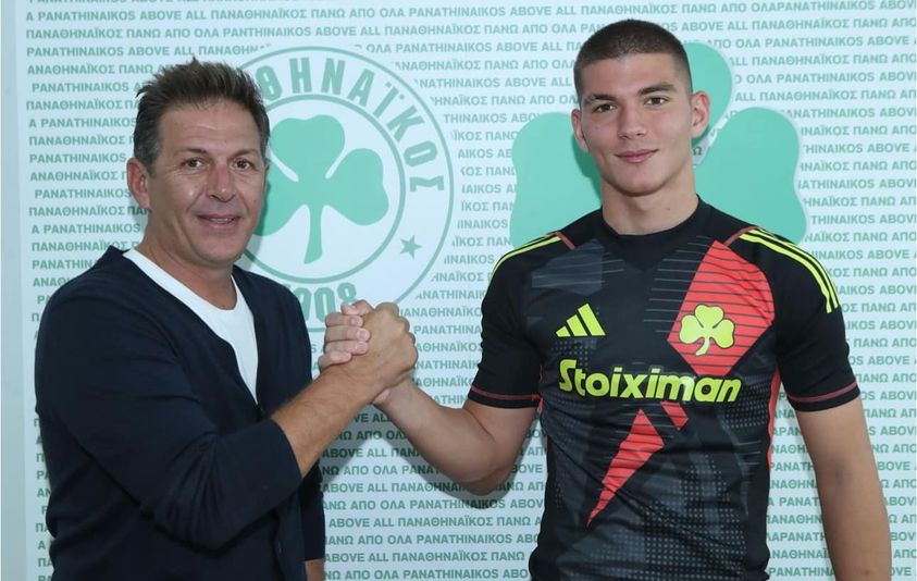 O Λουκάς Σταμέλλος υπέγραψε το πρώτο του επαγγελματικό συμβόλαιο με τον Παναθηναϊκό 1