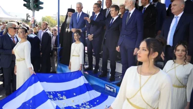 Στο Περιστέρι ο Κυριάκος Μητσοτάκης για τις εορταστικές εκδηλώσεις για την 28η Οκτωβρίου στο Περιστέρι 36