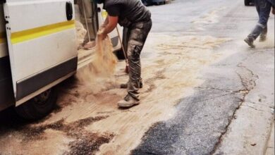 "Είναι εγκληματικό!" - Νέα διαρροή πετρελαίου στους δρόμους του Δάσους 36