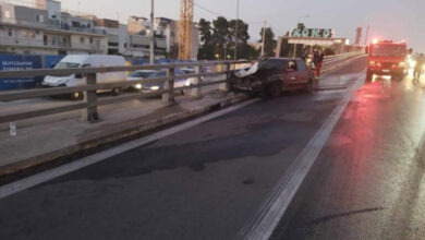 Λεωφόρος Κηφισού: Φωτιά σε όχημα στο ύψος της Ιεράς Οδού 41