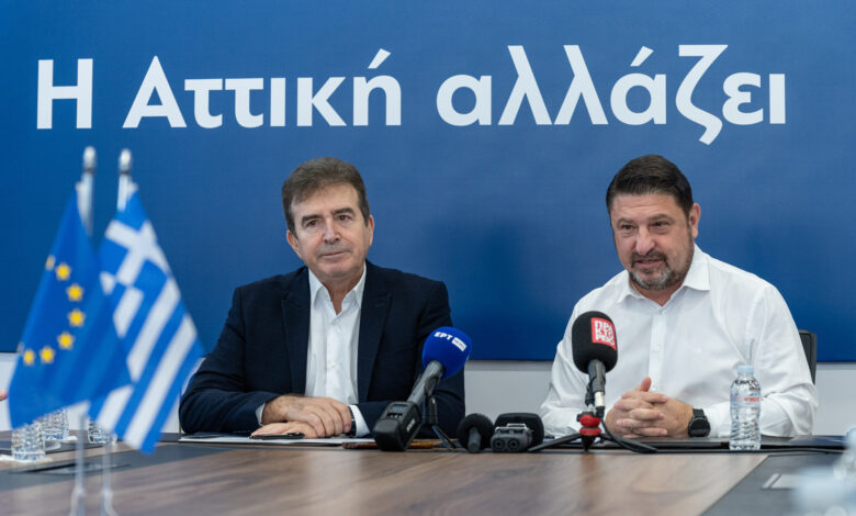 Στο επίκεντρο τα μεγάλα έργα στη Δυτική Αθήνα. Συνάντηση Χρυσοχοΐδη - Χαρδαλιά 2 Στο επίκεντρο τα μεγάλα έργα στη Δυτική Αθήνα. Συνάντηση Χρυσοχοΐδη - Χαρδαλιά 1