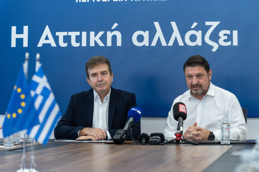 Στο επίκεντρο τα μεγάλα έργα στη Δυτική Αθήνα. Συνάντηση Χρυσοχοΐδη - Χαρδαλιά 2 Στο επίκεντρο τα μεγάλα έργα στη Δυτική Αθήνα. Συνάντηση Χρυσοχοΐδη - Χαρδαλιά 1