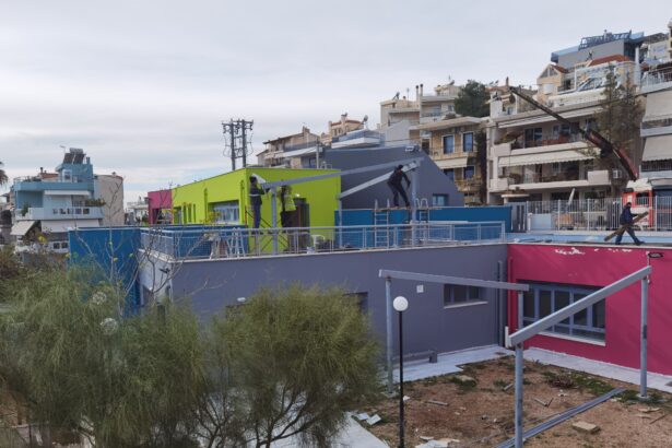 "Πυρετός" στο εργοτάξιο: Τελικές διαμορφώσεις στον εντυπωσιακό νέο Βρεφονηπιακό Σταθμό της ΔΥΠΑ στο Δάσος Χαϊδαρίου 15