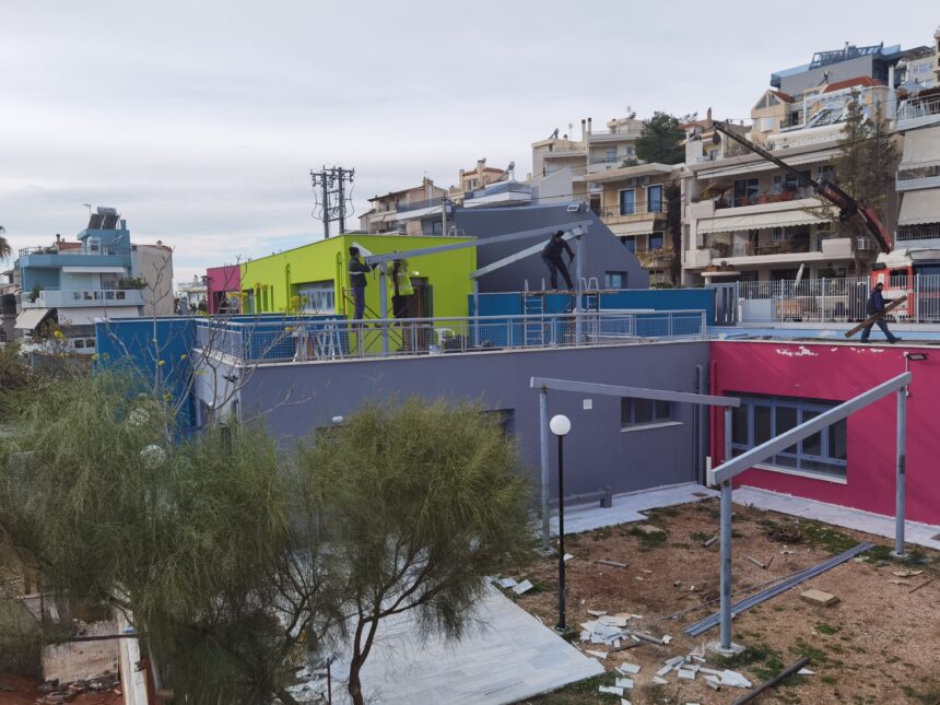 "Πυρετός" στο εργοτάξιο: Τελικές διαμορφώσεις στον εντυπωσιακό νέο Βρεφονηπιακό Σταθμό της ΔΥΠΑ στο Δάσος Χαϊδαρίου 2 "Πυρετός" στο εργοτάξιο: Τελικές διαμορφώσεις στον εντυπωσιακό νέο Βρεφονηπιακό Σταθμό της ΔΥΠΑ στο Δάσος Χαϊδαρίου 1