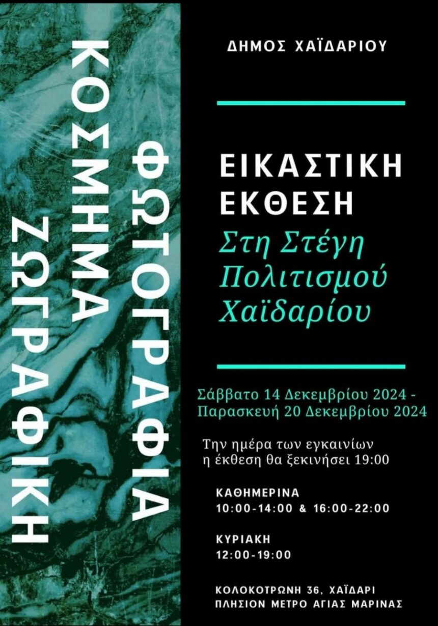 Εικαστική έκθεση στην Στέγη Πολιτισμού - Απόψε τα εγκαίνια  1