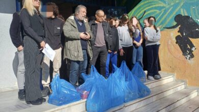 To 3ο Γυμνάσιο Χαϊδαρίου δώρισε τρόφιμα στο Κοινωνικό Παντοπωλείο 26